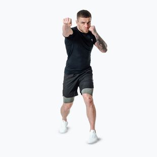 Шорти за тренировка RDX T16 black/grey
