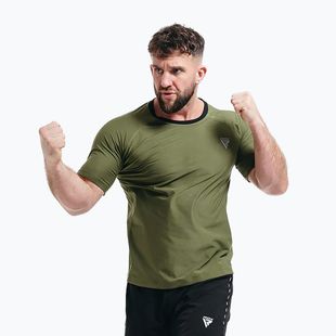 Мъжка тениска за тренировка RDX M1 army green