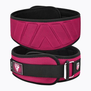 Колан за вдигане на тежести RDX Rx4 Weightlifting Belt pink