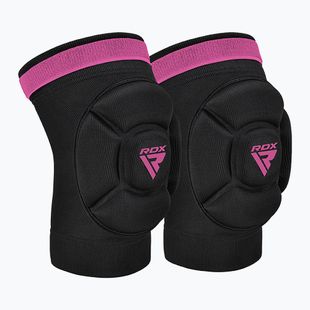 RDX K5 Hosiery Knee Foam протектори за колене черни/розови