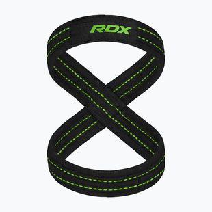 Ремъци за вдигане на тежести RDX Weight Lifting 8 Figure Strap army green