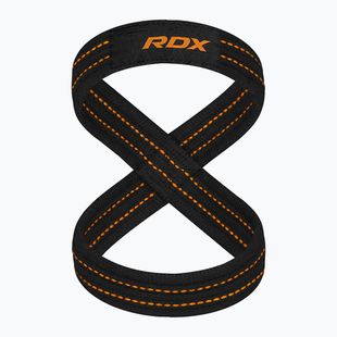 Ремъци за вдигане на тежести RDX Weight Lifting 8 Figure Strap оранжеви