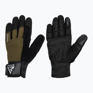 Тренировъчни ръкавици RDX W1F Full Finger army green