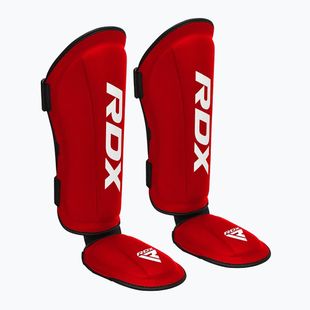 Протектори за пищял и стъпала RDX T1 Shin Instep Molded King red/white