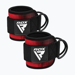 Каишки с кука за глезена RDX A4 Ankle Straps For Gym Cable Machine  red