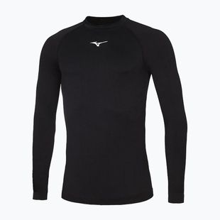 Мъжка блуза с дълъг ръкав за бягане Mizuno Uni Core black/white