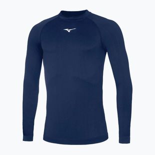 Мъжка блуза с дълъг ръкав за бягане Mizuno Uni Core navy/white 