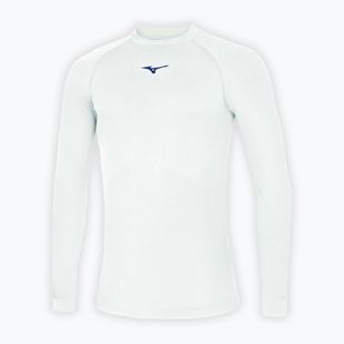Мъжка блуза с дълъг ръкав за бягане Mizuno Uni Core white/ navy