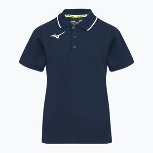 Детска тениска Mizuno Polo navy/white