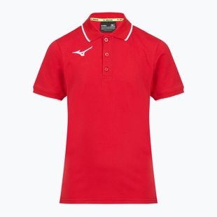 Детска тениска Mizuno Polo red/white