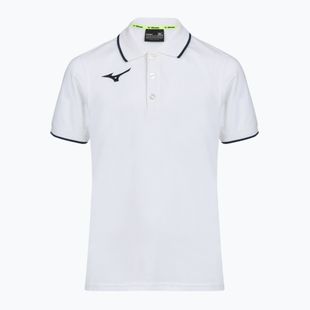 Детска тениска Mizuno Polo white/navy