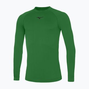 Мъжка блуза за бягане с дълъг ръкав Mizuno Core Underwear green/black