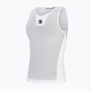 Мъжки колоездачен суитчър Endura Fishnet II Sleeveless Baselayer white