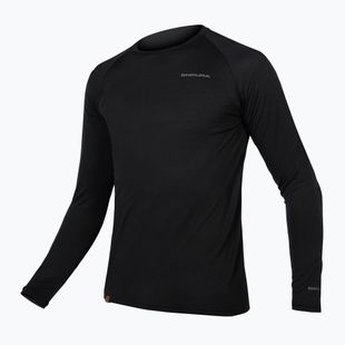 Мъжка блуза с дълъг ръкав за колоездене Endura Baabaa Merino black