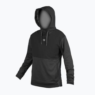 Мъжки суитшърт за колоездене Endura Trailster Tech Hoodie black