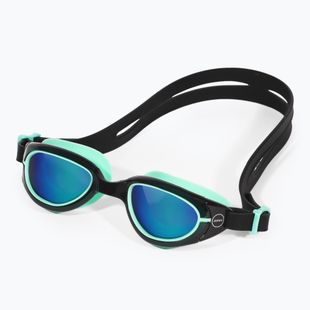 Детски очила за плуване ZONE3 Aquahero green revo mirror/black/green