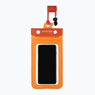 Водоустойчив калъф ZONE3 Waterproof Phone Pouch clear/orange