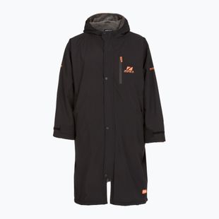 Дълго яке ZONE3 Oversized Polar Fleece Robe Parka black/orange