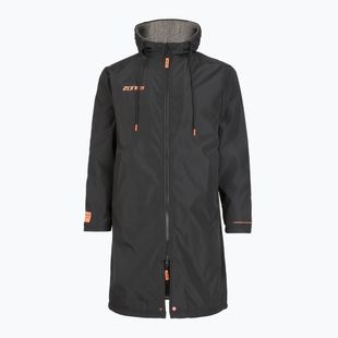 Парка ZONE3 Recycled Robe Parka black/grey/orange