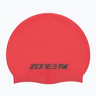 Шапка за плуване ZONE3 Silicone Swim Cap red