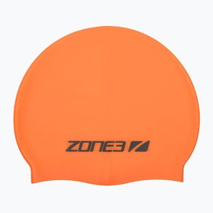 Шапка за плуване ZONE3 Silicone hi-vis orange