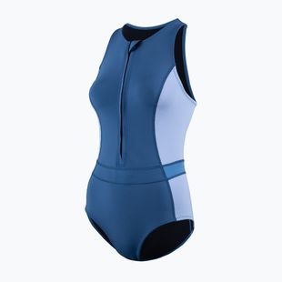 Дамски неопренов костюм за плуване ZONE3 Yulex Sleeveless multi blue/white