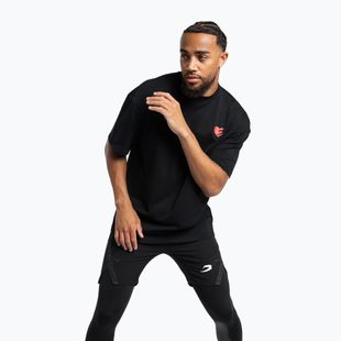Мъжка тениска Boxraw Boxing is Love Oversized Black