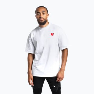 Мъжка тениска Boxraw Boxing is Love Oversized White