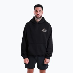 Мъжки суитшърт BOXRAW Hook Right Goodnight Oversized Hoodie black
