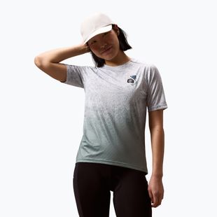 Дамска тениска за колоездене Endura Singletrack Print W aero blue