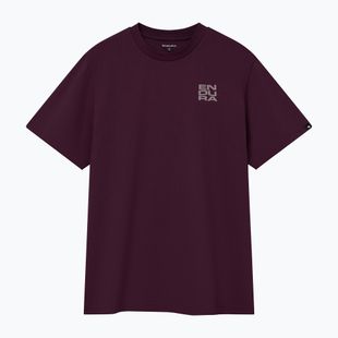 Тениска за колоездене Endura Stacked Logo Graphic Tee black cherry