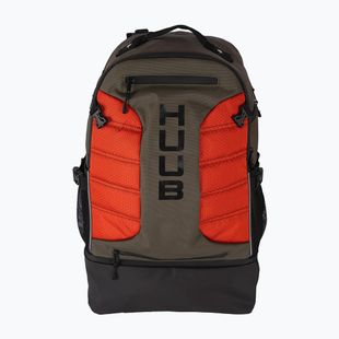 HUUB Раница за триатлон TT Bag 40 l маслина/оранжев цвят