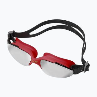HUUB Vision червени / светлодимни сребърни огледални очила за плуване