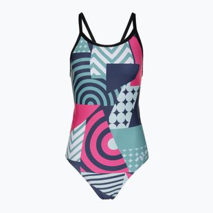 Дамски цял костюм за плуване HUUB Her Spirit Bands navy/multi