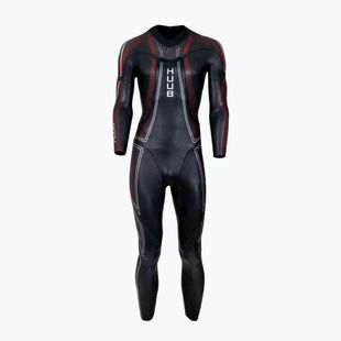 Мъжки неопренов костюм за триатлон HUUB Aerious III 3:5 black/red