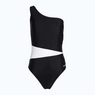 Дамски бански от една част Zoggs Lattice One Shoulder blue / white