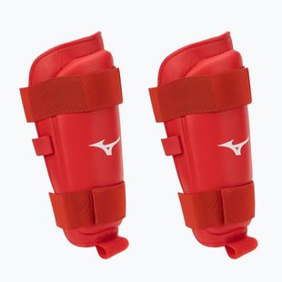 Протектори за пищяли Mizuno червени 23EHA10262