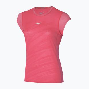 Дамска тениска за бягане Mizuno Aero Tee sunkissed coral