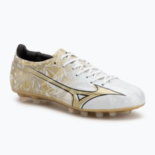 Мъжки футболни обувки Mizuno Alpha Japan AG white/ge gold/black