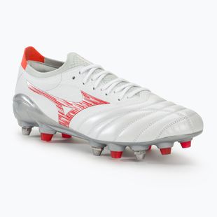 Мъжки футболни обувки Mizuno Morelia Neo IV Β Japan Mix white/radiant red/hot coral
