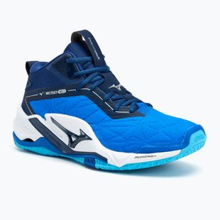 Мъжки обувки за хандбал Mizuno Wave Stealth Neo 2 Mid mugen blue/white/estate blue