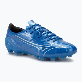 Мъжки футболни обувки Mizuno α Pro FG white/laser blue/gold