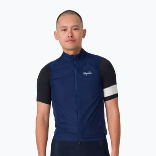 Мъжка велосипедна жилетка Rapha Core Gilet Navy/White