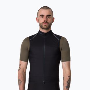 Мъжка велосипедна жилетка Rapha Brevet Element Wind Gilet black/grey