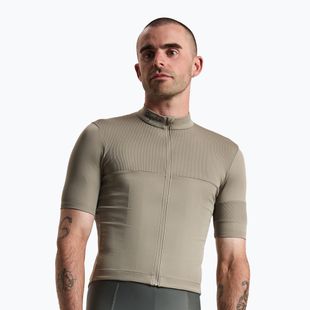 Мъжка тениска за колоездене Rapha Brevet Element Jersey khaki/black