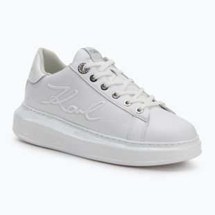 Дамски обувки KARL LAGERFELD Kapri Signia Shine white leather/mono