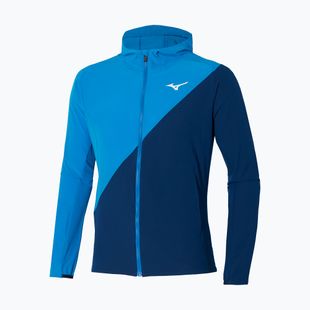 Дамско тенис яке Mizuno Mugen Hooded Jacket estate blue