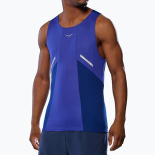Мъжка тениска за бягане Mizuno DryAeroFlow Tank reflexblue