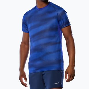 Мъжка тениска за бягане Mizuno DryAeroFlow Graphic Tee reflex blue