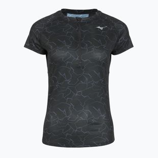Дамска тениска за бягане Mizuno Graphic Trail Tee black